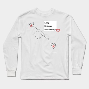 Long Distance Relationship Cute Long Sleeve T-Shirt